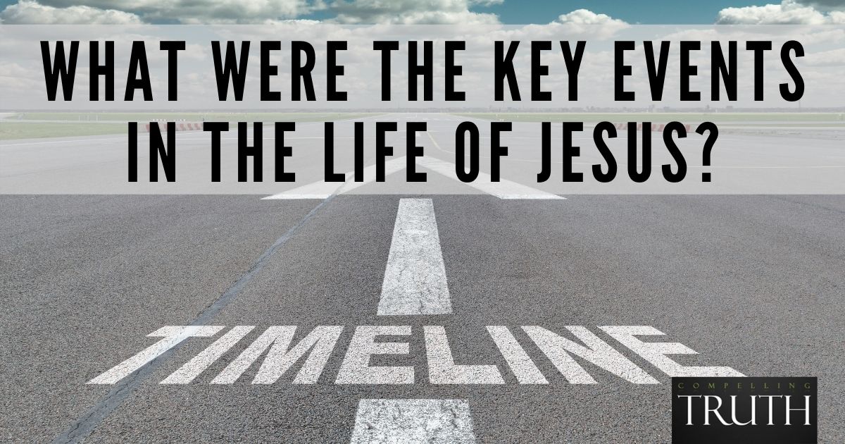 What Were The Key Events In The Life Of Jesus 