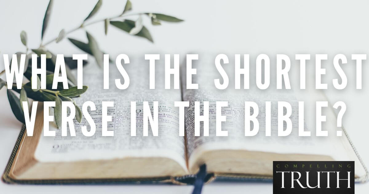 what-is-the-shortest-verse-in-the-bible