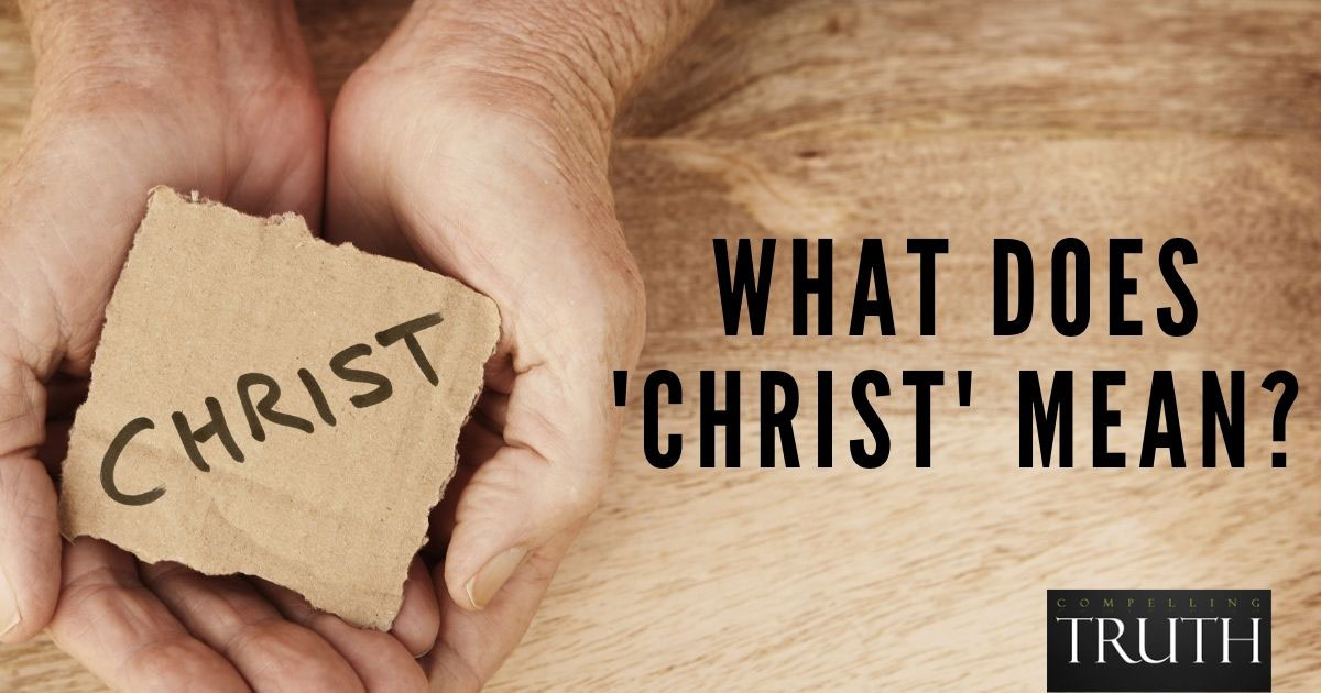 What Does The Name Christ Mean In Hebrew