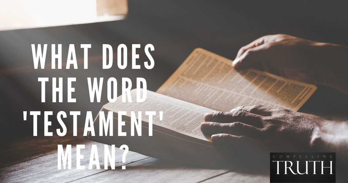 What Does The Word testament Mean 