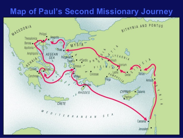 Paul Second Missionary Journey 